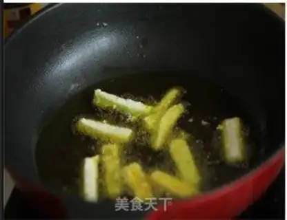 Make Korean sauce crispy tomato strips step 5