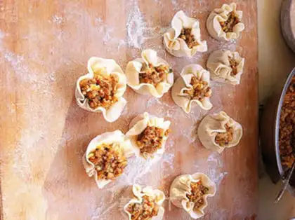 Make glutinous rice steamed meat step 25