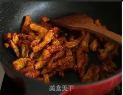 Make Korean sauce crispy tomato strips step 7