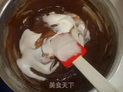 Make Chocolate blueberry cake roll step 6