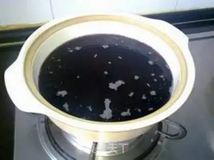 Make Purple rice popsicle step 1
