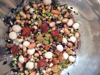 Make Pumpkin Eight Treasures Rice step 5