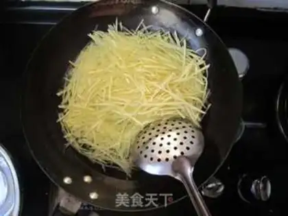 Make Fried shredded potatoes step 2
