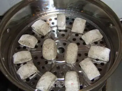 Make Black sesame steamed buns step 8