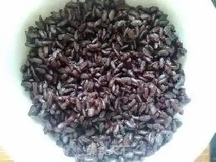 Make Purple rice popsicle step 2