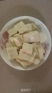 Make mapo tofu step 1