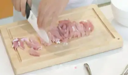 Make Garlic sweet and sour tenderloin step 0