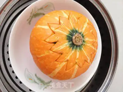 Make Pumpkin Eight Treasures Rice step 8