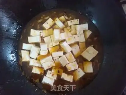Make mapo tofu step 3