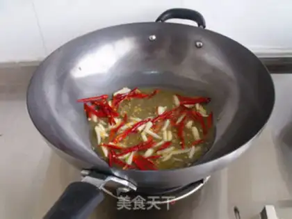 Make hot and sour potato silk step 5