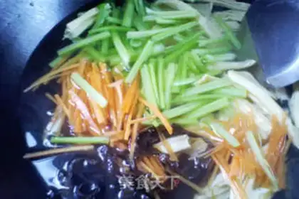 Make Celery mixed with tofu step 4