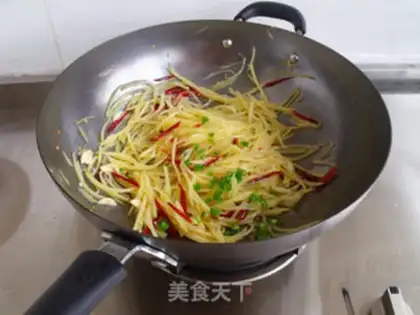Make hot and sour potato silk step 8