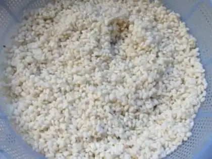 Make Peanut bean rice dumplings step 0