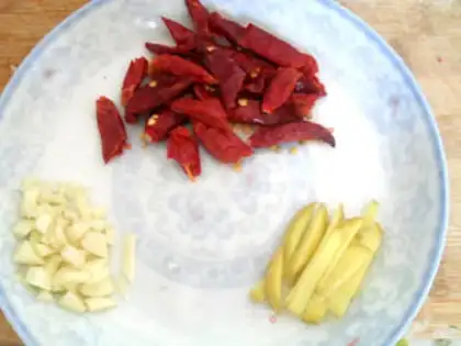 Make Spicy beans step 1