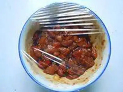 Make toothpick meat step 4