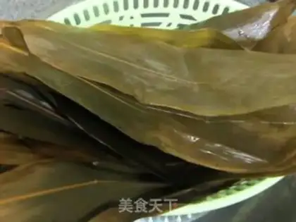 Make Peanut bean rice dumplings step 4