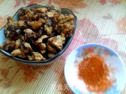 Make Dry fried mushrooms step 16