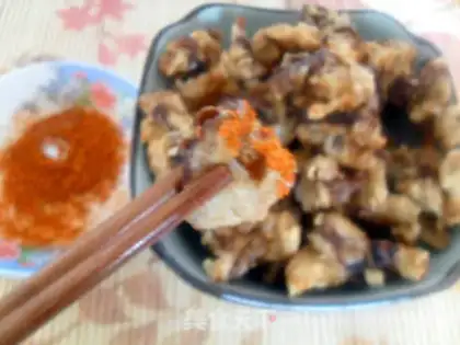 Make Dry fried mushrooms step 17