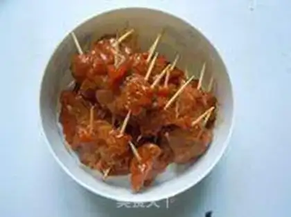 Make toothpick meat step 9