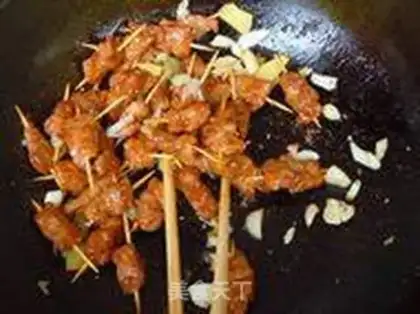 Make toothpick meat step 11