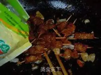 Make toothpick meat step 12