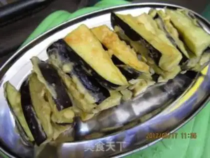 Make Roasted eggplant with minced pork step 3
