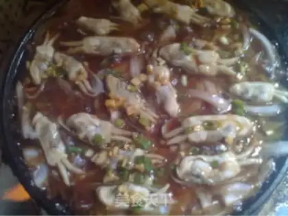 Make Iron plate razor clam step 5