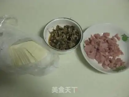 Make Dry vegetables and steamed wheat step 0