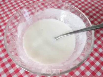 Make Fire ice cream step 1