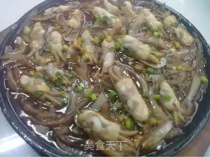 Make Iron plate razor clam step 6