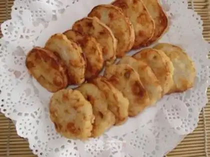 Make Crispy lotus root clip step 7