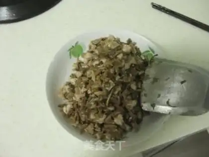 Make Dry vegetables and steamed wheat step 4