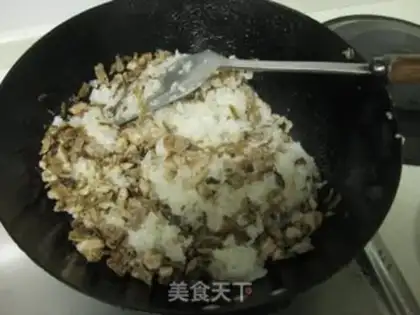 Make Dry vegetables and steamed wheat step 5