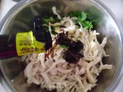 Make Shredded chicken salad step 5