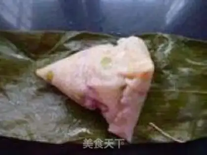 Make Pea and fresh meat rice dumplings step 8