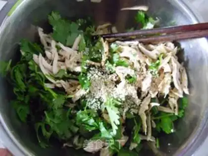 Make Shredded chicken salad step 6