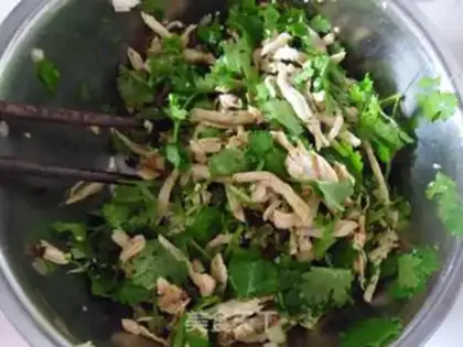 Make Shredded chicken salad step 7