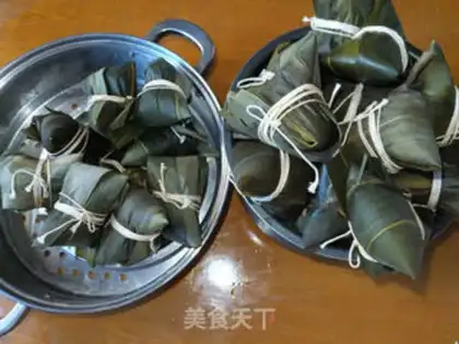 Make Meat rice dumplings step 11