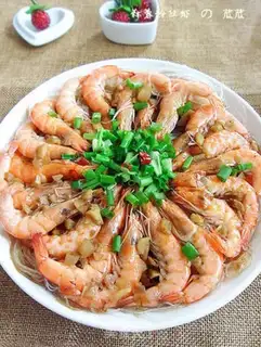 Make Shrimp with garlic and vermicelli step 14