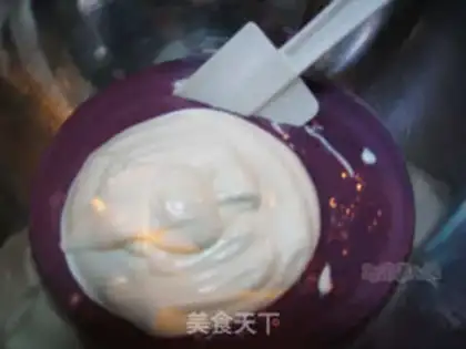 Make Mulberry mousse cake step 8