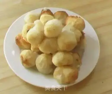 Make fried glutinous rice balls step 4