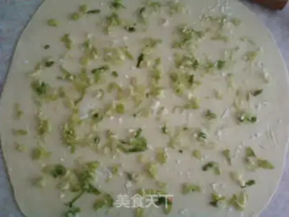 Make Home-style scallion pancakes step 6