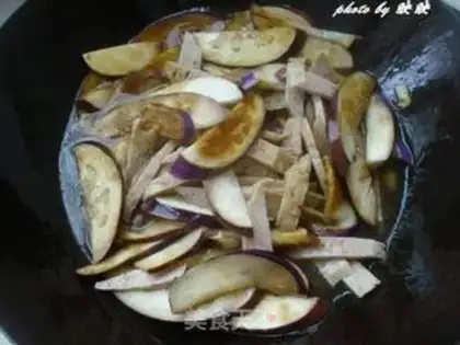 Make Braised purple eggplant with meat pie step 5