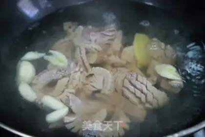 Make Pepper and sesame kidney flower step 5