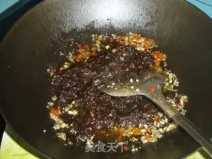 Make Mangi spicy bean paste step 3