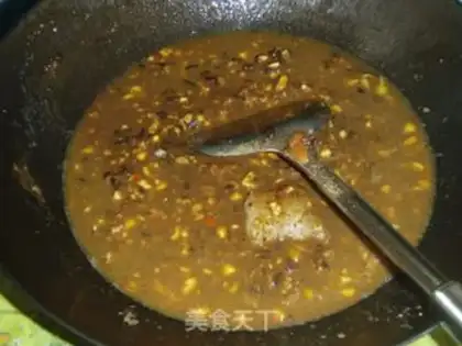 Make Mangi spicy bean paste step 4