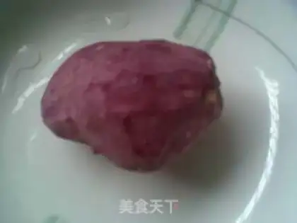 Make Purple sweet potato glutinous rice balls step 0