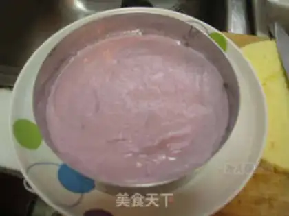 Make Mulberry mousse cake step 13