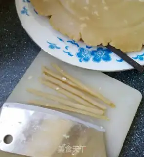 Make cold oats noodles step 3
