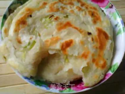 Make Home-style scallion pancakes step 15